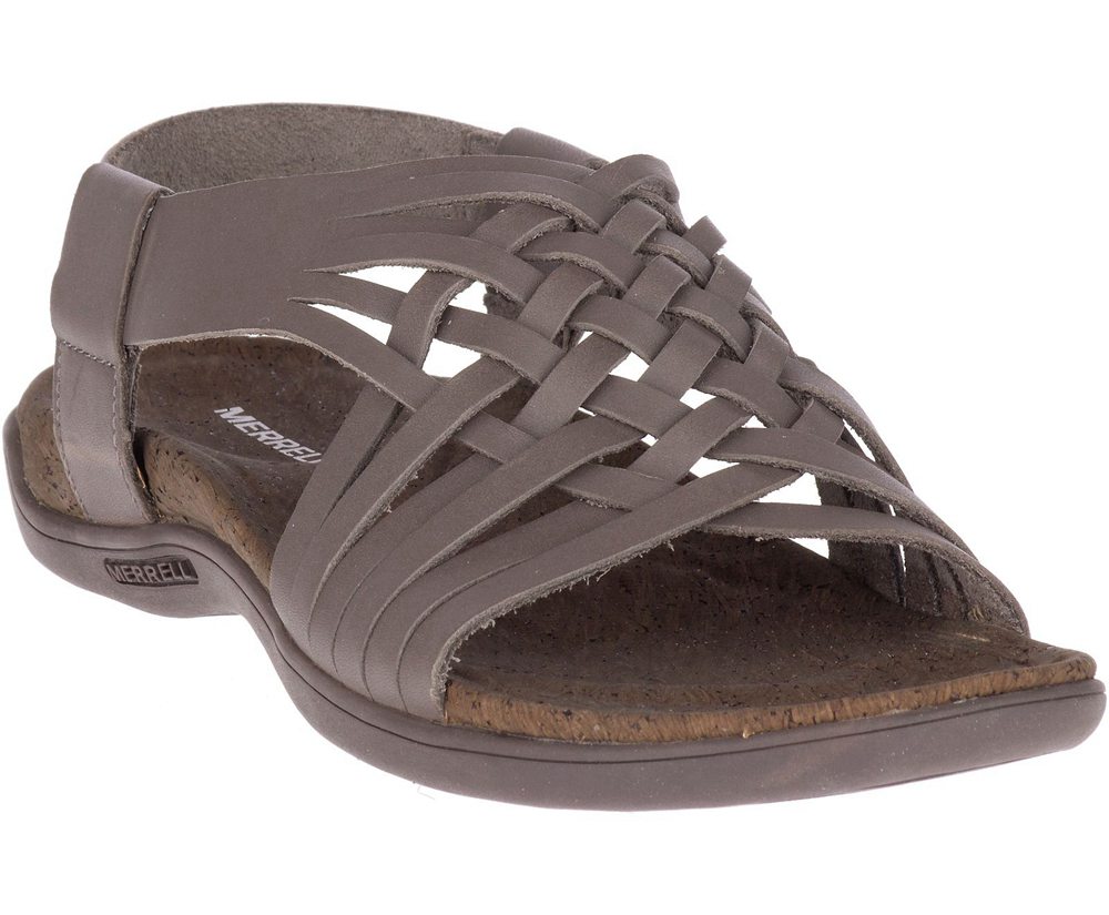 Sandálias Senhora - Merrell District Mahana Backstrap - Cinzentas - HYR152780